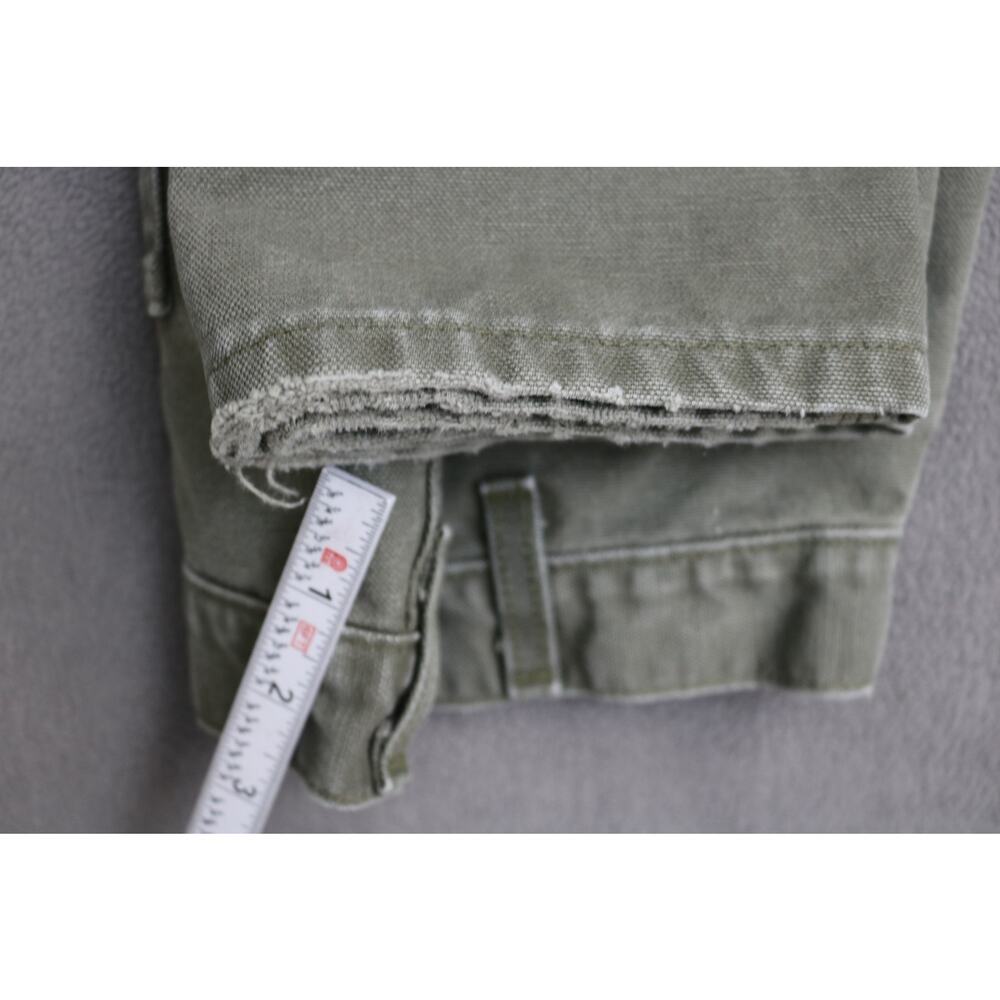 CARHARTT B11 Pants Mens 36x30 Moss Green Washed Duck Carpenter Loose Original - Picture 14 of 15